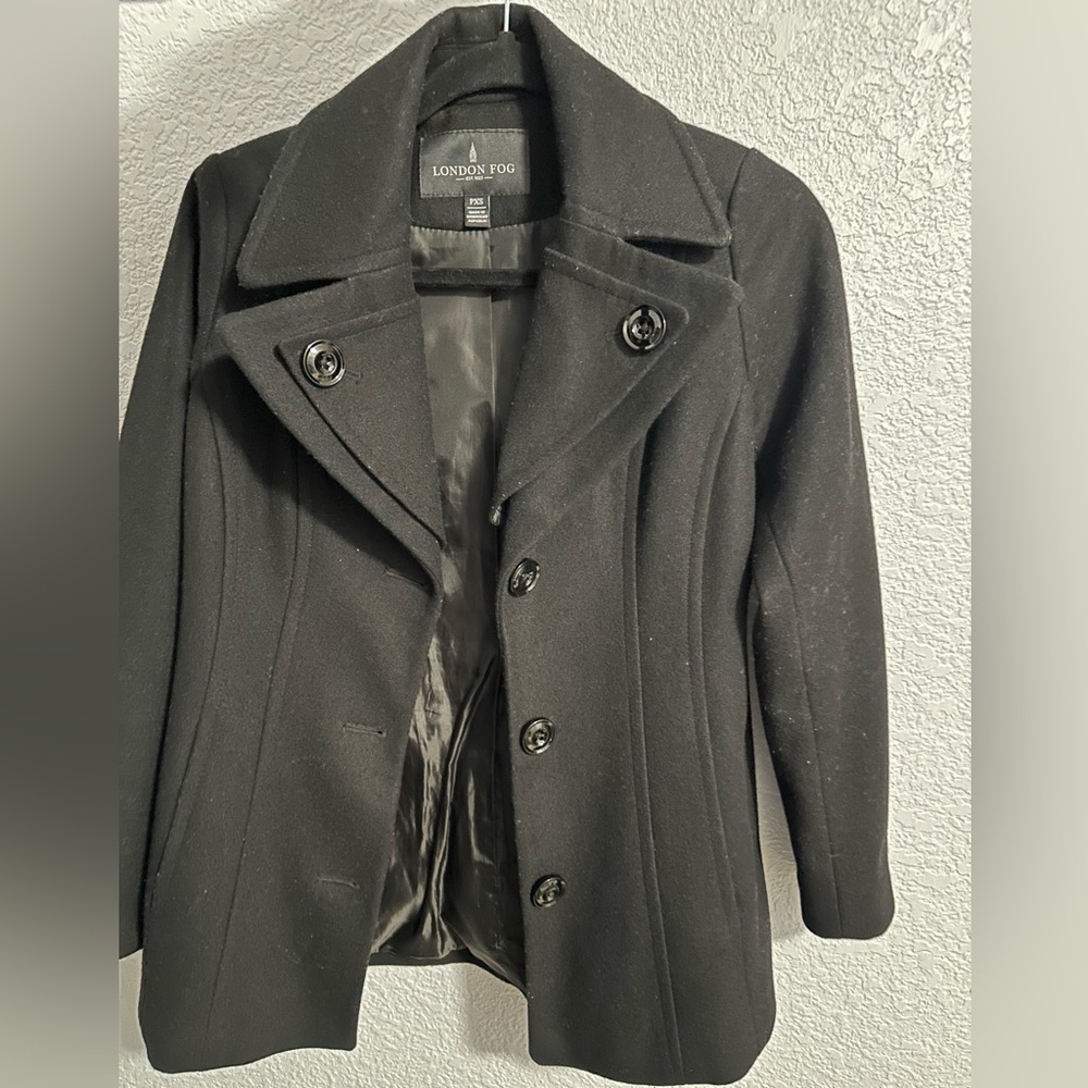 London Fog wool pea coat